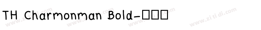 TH Charmonman Bold字体转换